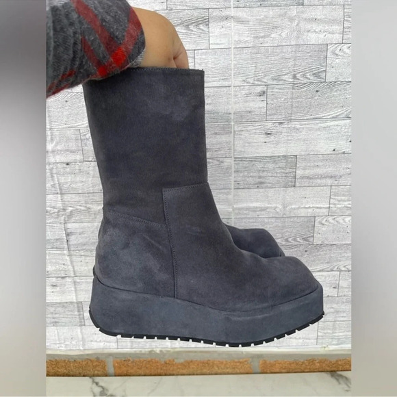 Equitare Nilton pewter suede boot size 38/8 - Picture 11 of 12